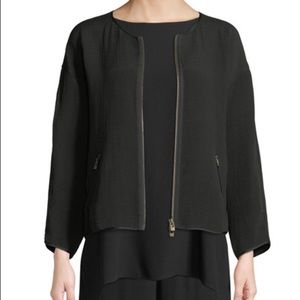 Eileen Fisher silk Sponge jacket. Size small.